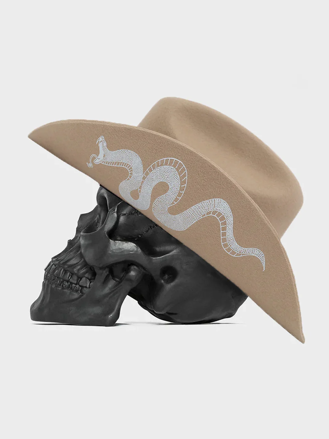SERPENT COWBOY HAT - CARAMEL - Image 5