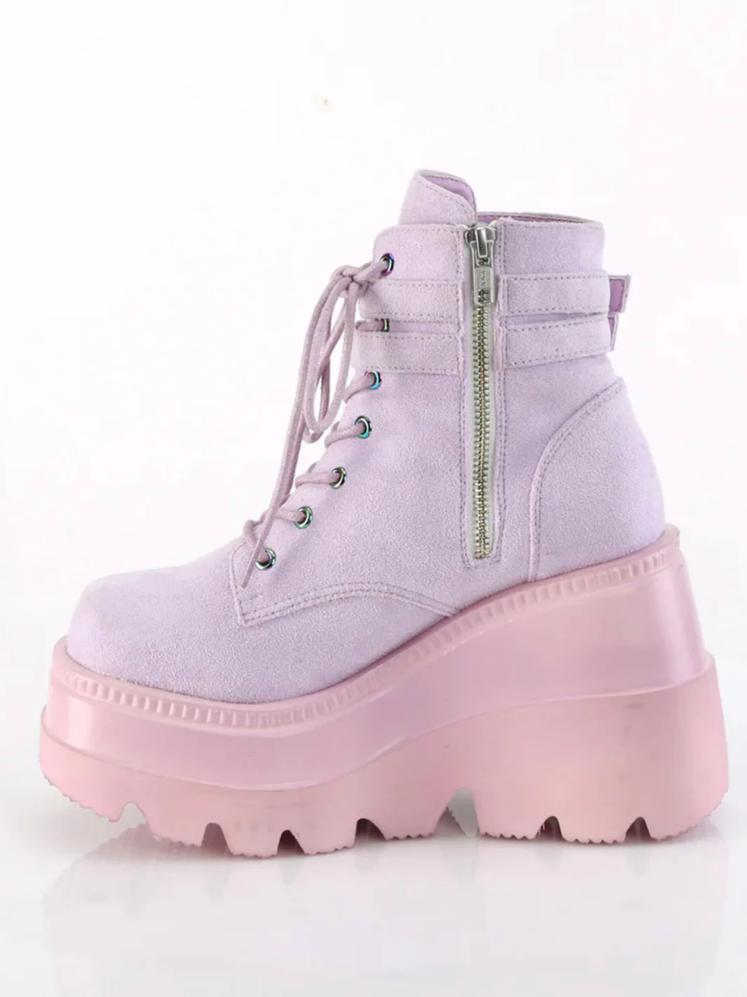 DEMONIA SHAKER 52 - LAVENDER VEGAN SUEDE ✰ PRE ORDER ✰ - Image 3