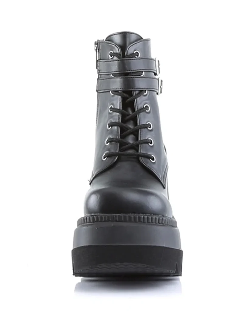 DEMONIA SHAKER 52 PLATFORM BOOTS - BLACK - Image 6