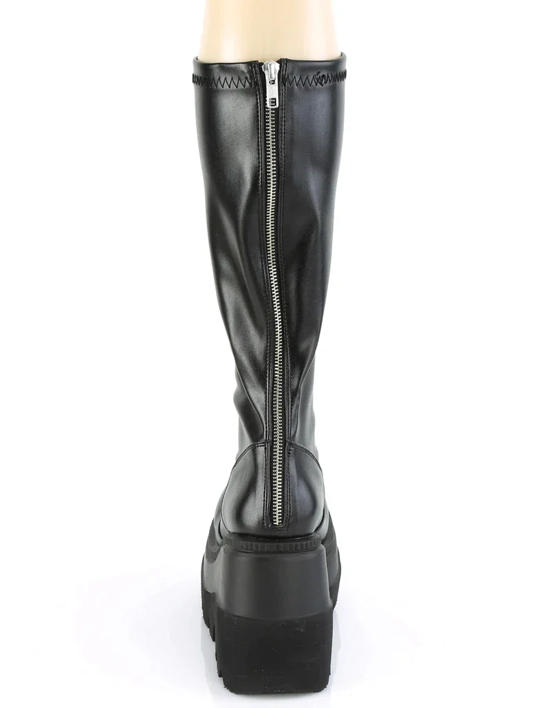 DEMONIA SHAKER-65 - BLACK STRETCH VEGAN LEATHER ✰ PRE ORDER ✰ - Image 5