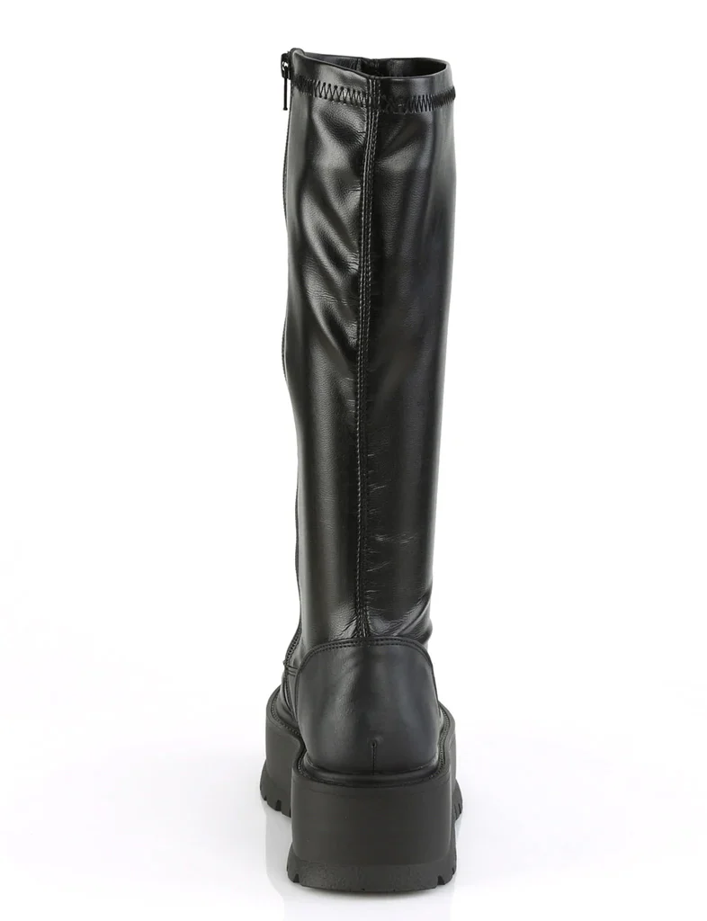 DEMONIA SLACKER-200 - BLACK VEGAN LEATHER ✰ PRE ORDER ✰ - Image 5