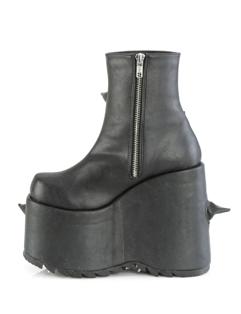 DEMONIA SLAY-77 - BLACK VEGAN LEATHER ✰ PRE ORDER ✰ - Image 4