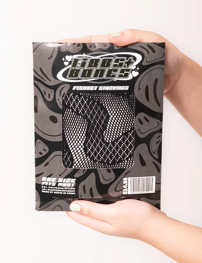 SNAKE FISHNETS - BLACK - Image 2