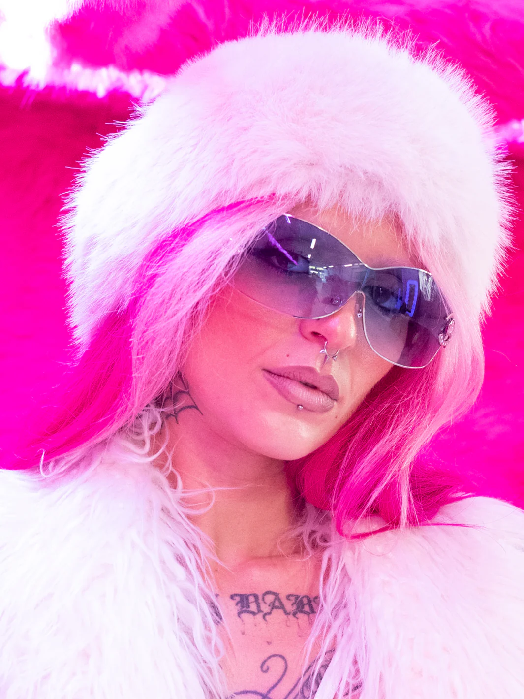 SNOW BUNNY HAT - WHITE