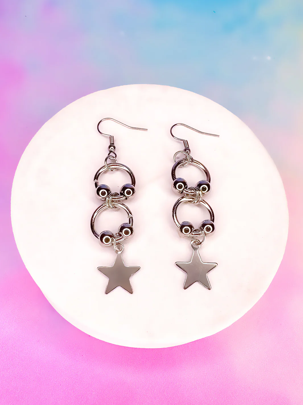 SPANGLE STAR EARRING - Image 2
