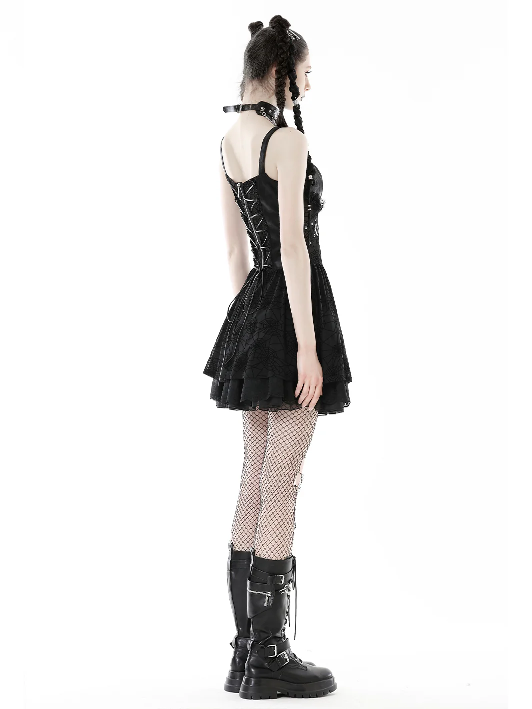 SPIDERWEB LACE DRESS - Image 6
