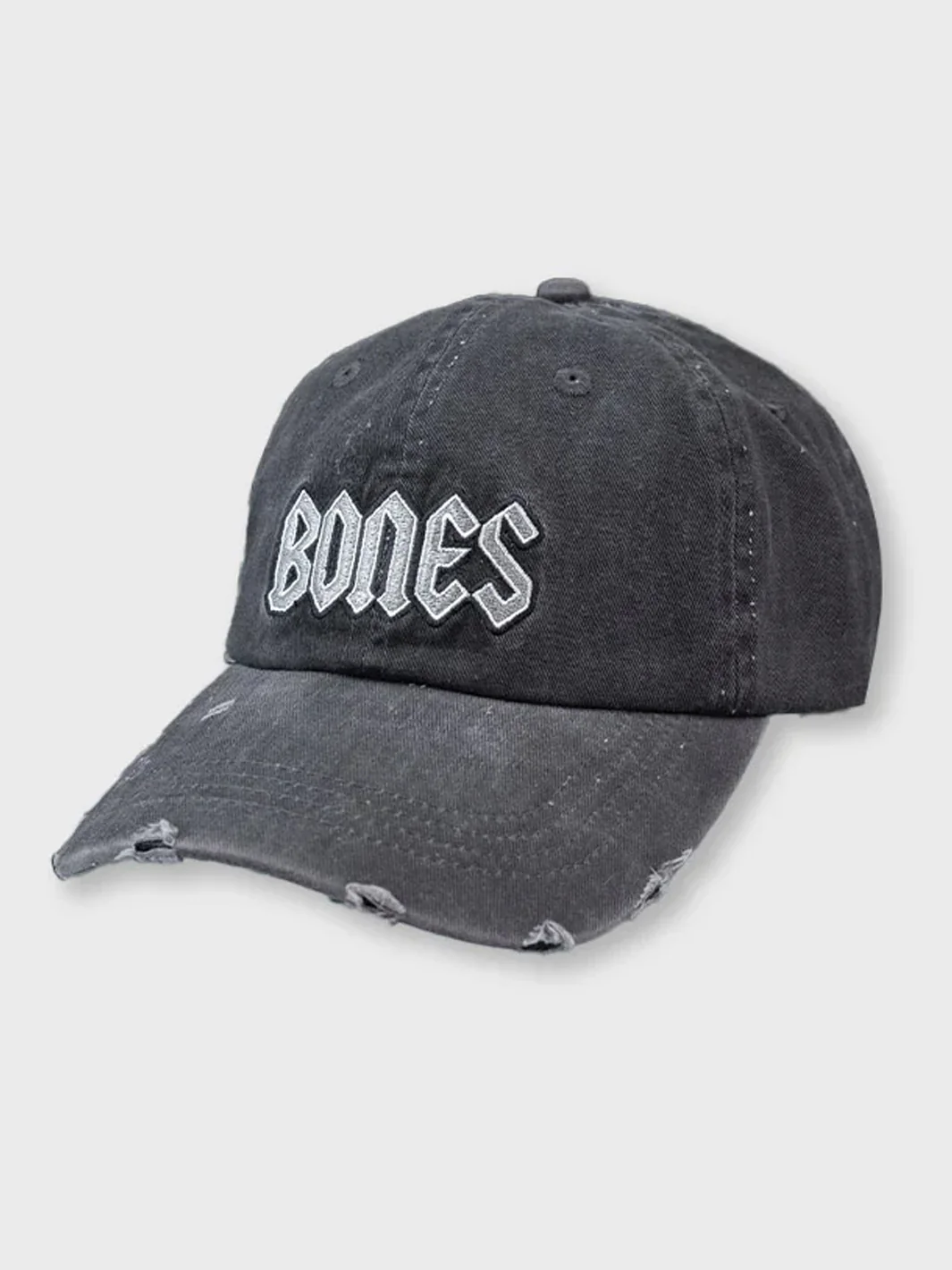 SQUEALER DAD CAP - STONE WASHED BLACK