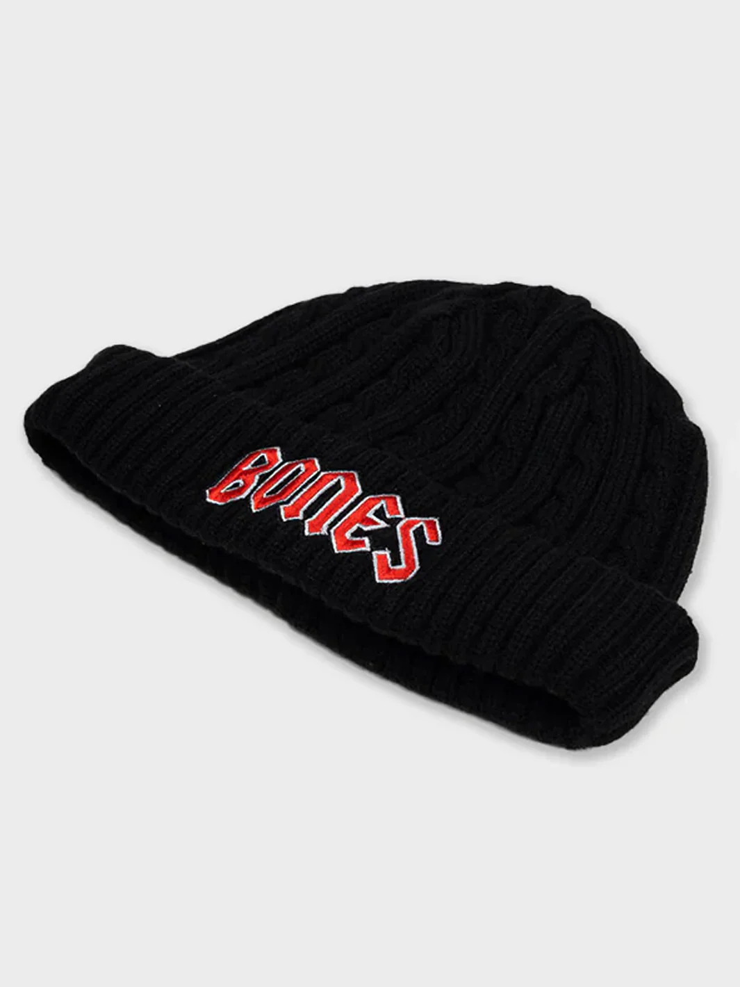 SQUEALER FISHERMAN BEANIE - BLACK & RED - Image 4