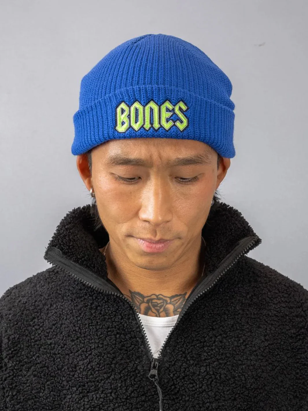 SQUEALER RIB BEANIE - ROYAL BLUE - Image 2