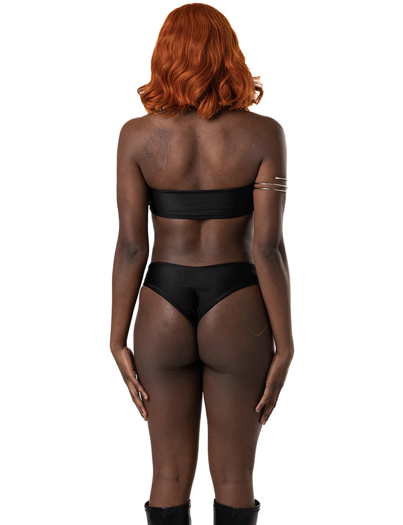 SUNNY BIKINI BOTTOMS - JET BLACK - Image 4