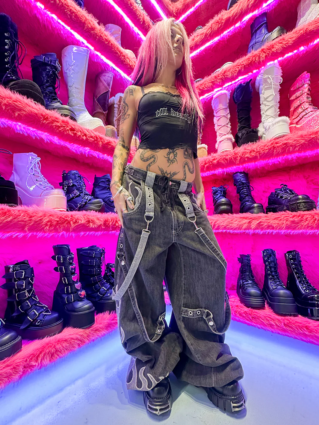 SUPER FLAME DENIM PANT - Image 6