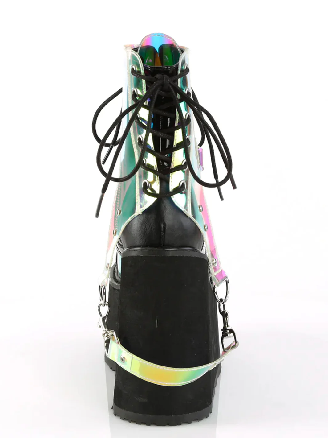 DEMONIA SWING-115 - BLACK VEGAN LEATHER & PATENT ✰ PRE ORDER ✰ - Image 6
