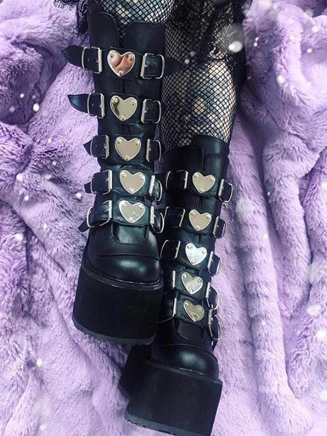 DEMONIA SWING-230 - BLACK VEGAN LEATHER ✰ PRE ORDER ✰ - Image 2