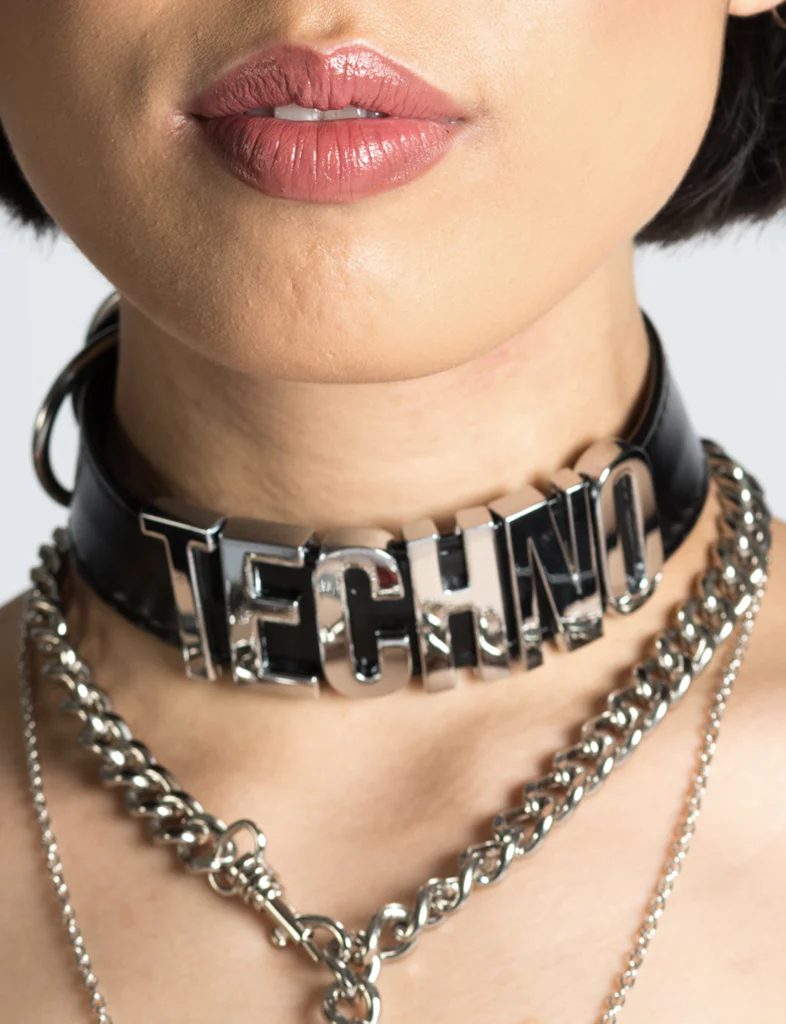 TECHNO CHOKER - BLACK - Image 3