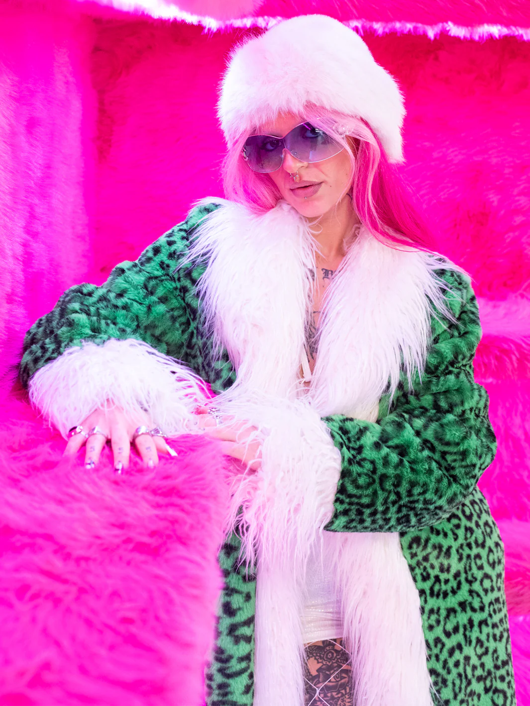 THE MASK C*NTIFIED FAUX FUR TRIMMED JACKET ✰ MADE 4 U ✰ - Image 2