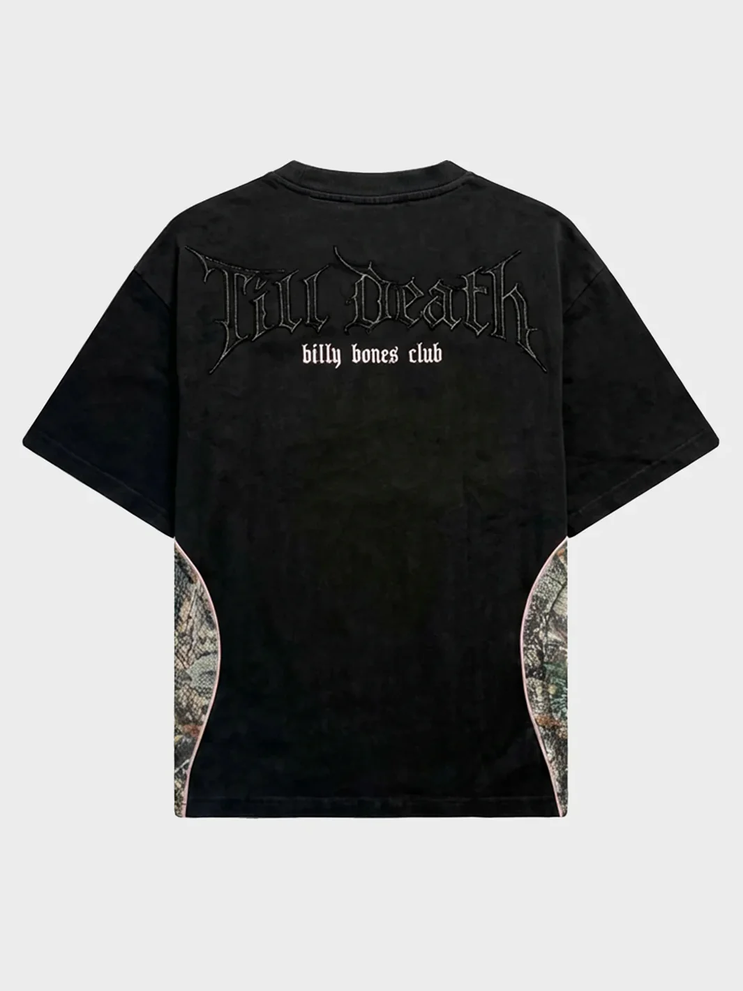 TILL DEATH CAMO PANEL TEE - VINTAGE BLACK - Image 2