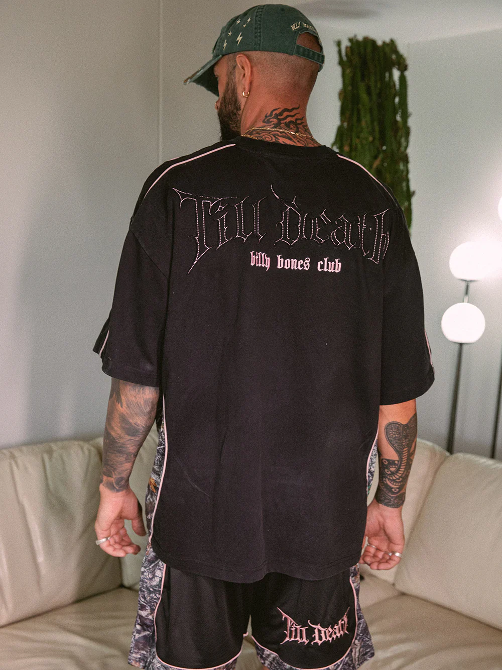 TILL DEATH CAMO PANEL TEE - VINTAGE BLACK - Image 6