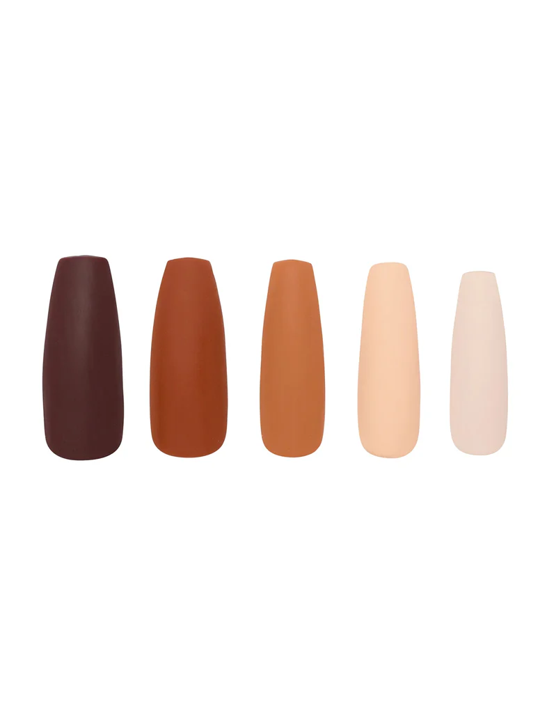 FALSE NAIL SET - CINNAMON DOLL - ULTRA LONG - Image 6