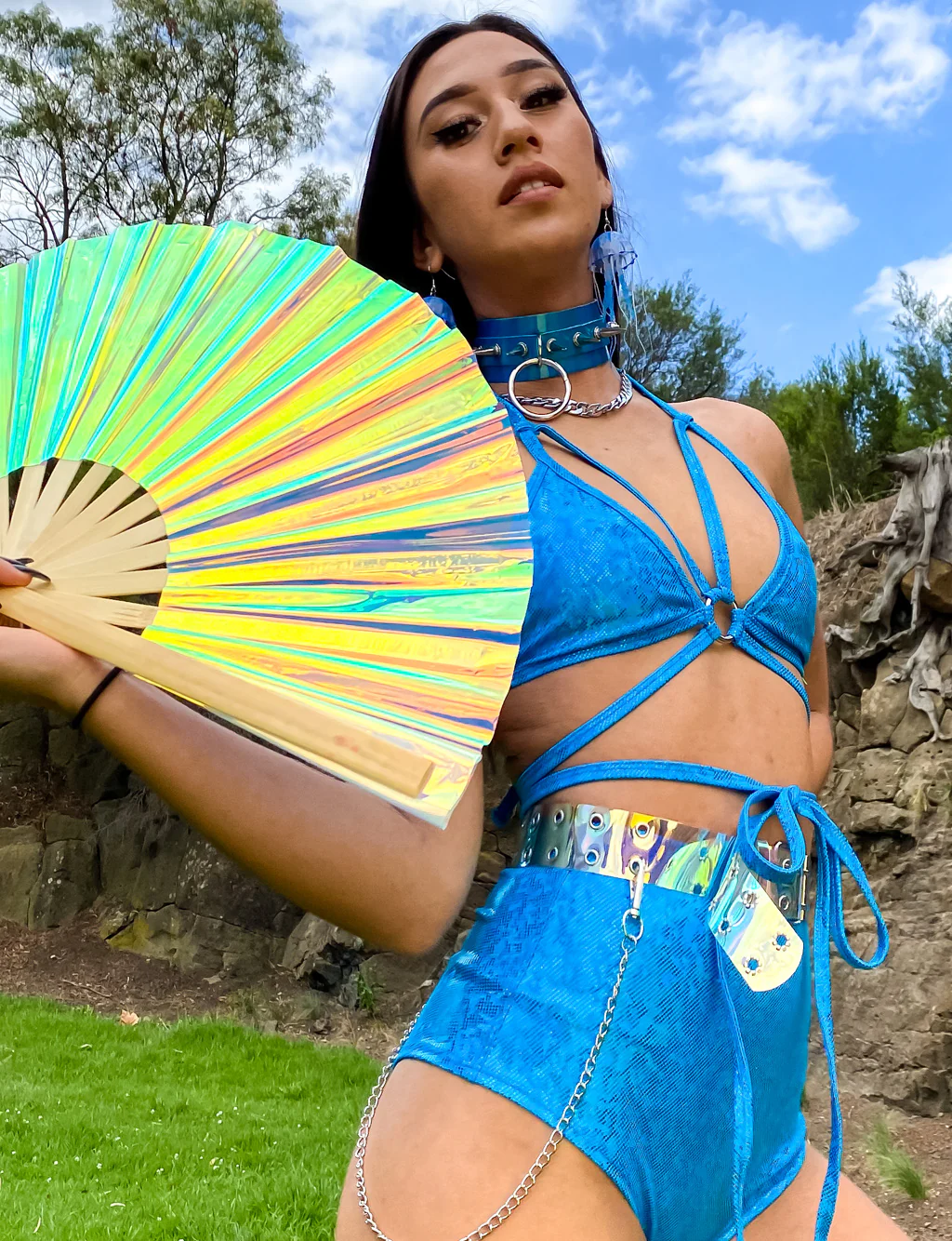 TRIANGLE WRAP TOP - GALACTIC GLACIER - Image 3