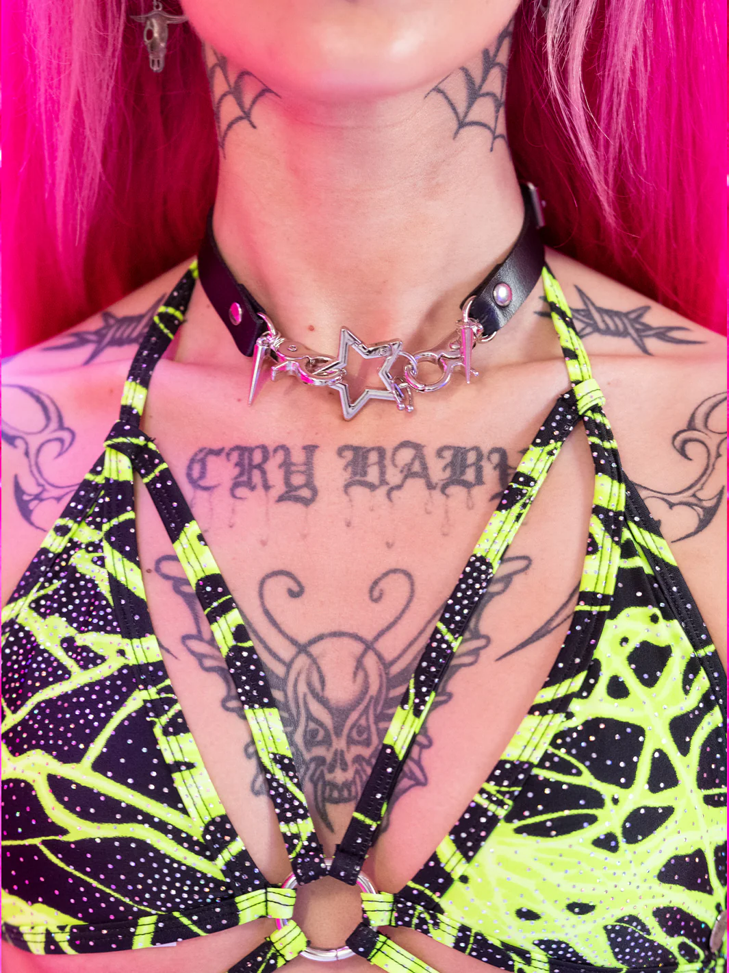 TRIANGLE WRAP TOP - GREEN VOLTAGE - Image 5