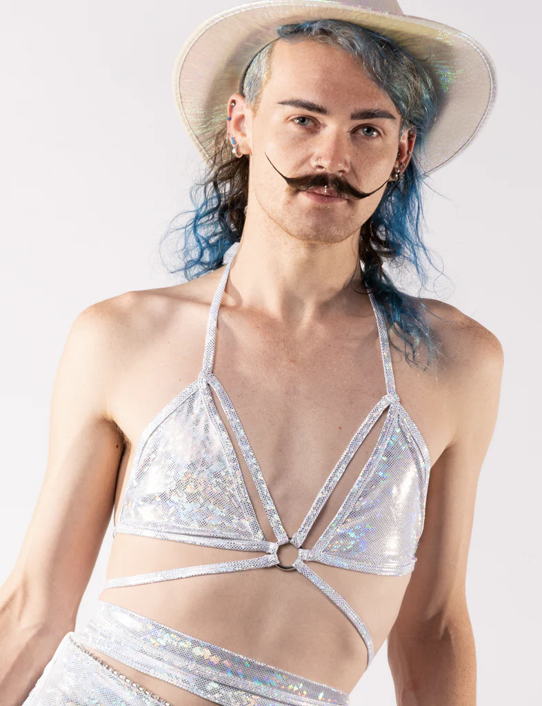 TRIANGLE WRAP TOP - PLAYA WHITE - Image 2