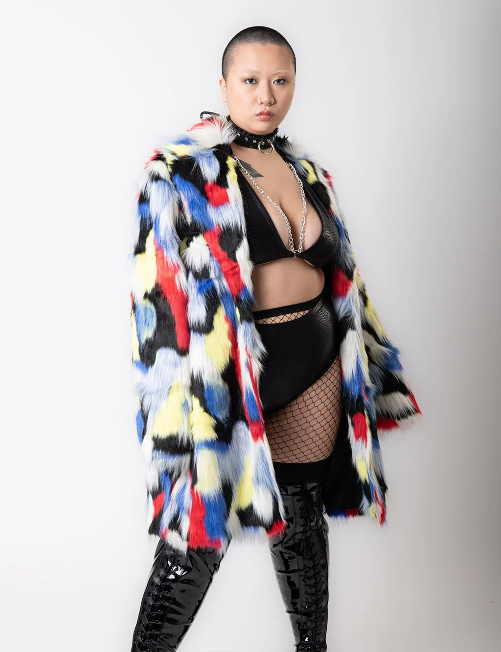 TUCAN FAUX FUR JACKET - MID LENGTH ✰ MADE 4 U ✰ - Image 7