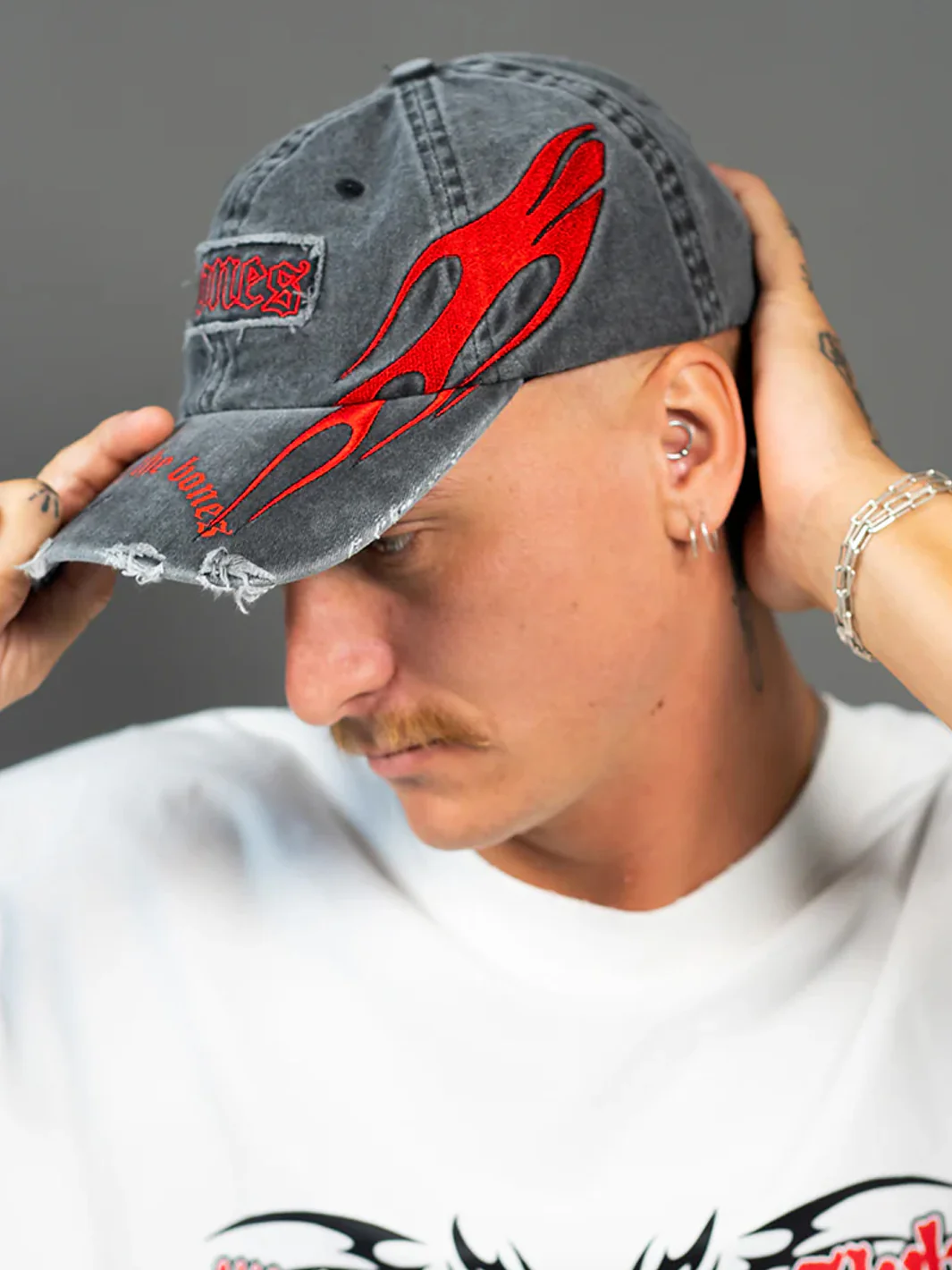 TURBO DAD CAP - WASHED BLACK - Image 2
