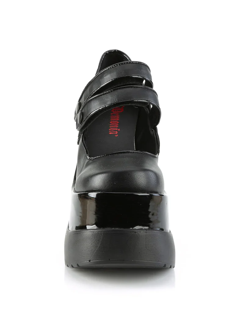 DEMONIA VOID-37 - BLACK VEGAN LEATHER ✰ PRE ORDER ✰ - Image 2