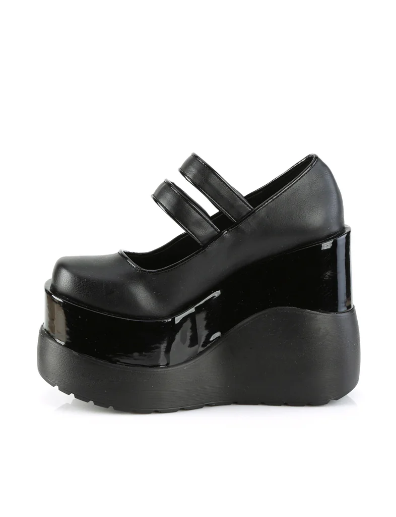 DEMONIA VOID-37 - BLACK VEGAN LEATHER ✰ PRE ORDER ✰ - Image 3