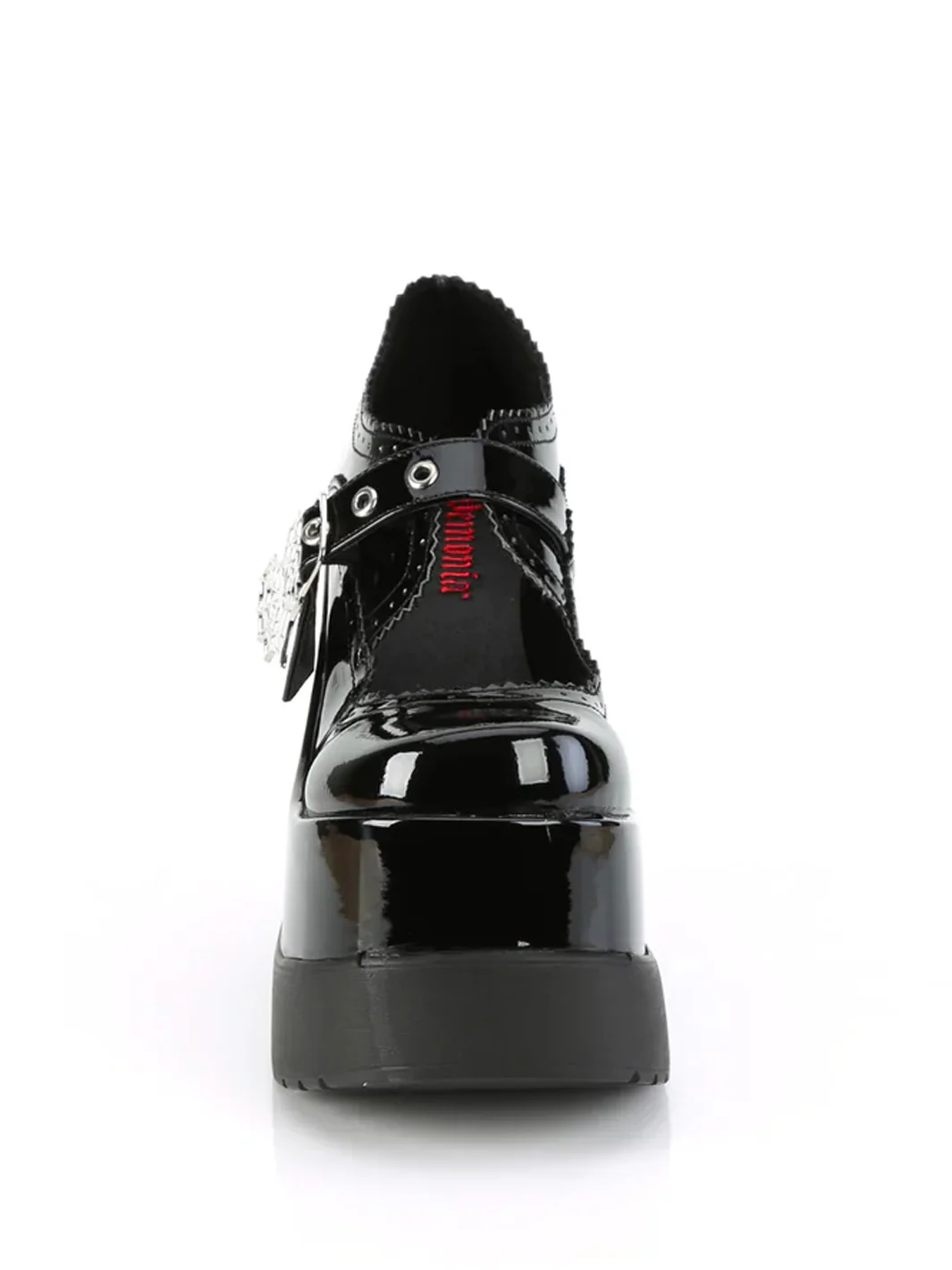 DEMONIA VOID-38 - BLACK PATENT ✰ PRE ORDER ✰ - Image 2
