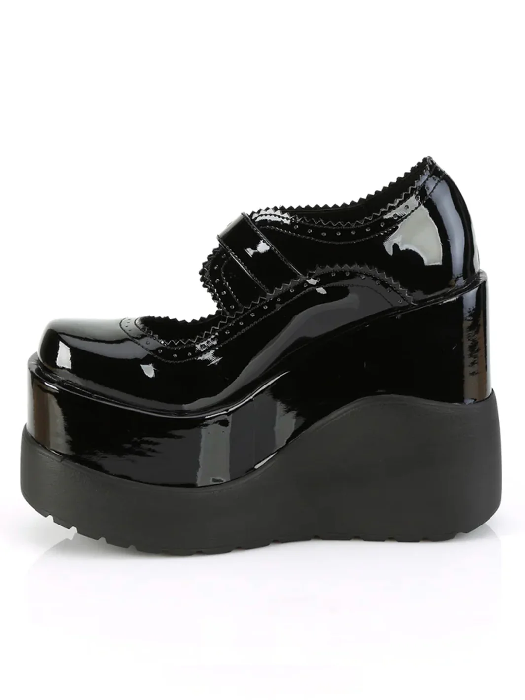 DEMONIA VOID-38 - BLACK PATENT ✰ PRE ORDER ✰ - Image 3