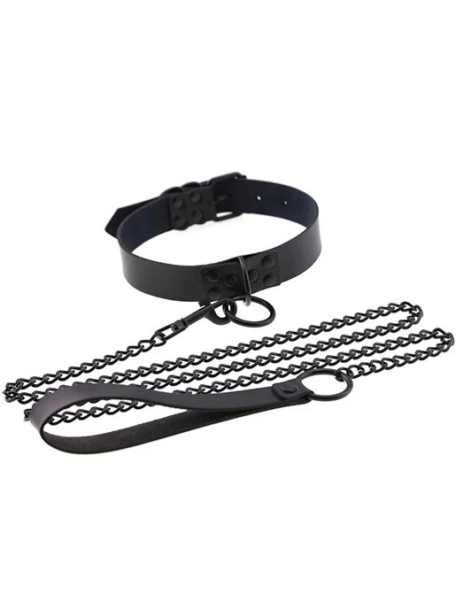 VOYANCE CHOKER AND CHAIN - BLACK - Image 2