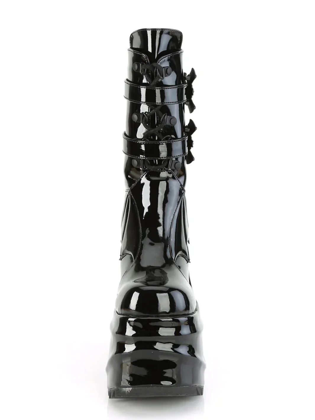 DEMONIA WAVE-150 - BLACK PATENT ✰ PRE ORDER ✰ - Image 2