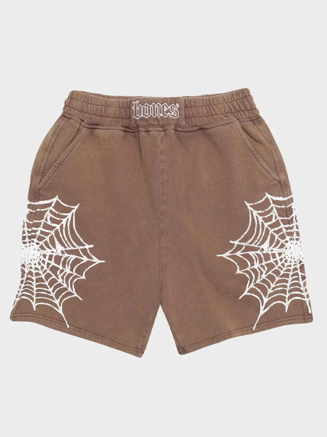 WEBBED JERSEY SHORTS - WASHED BROWN - Image 2