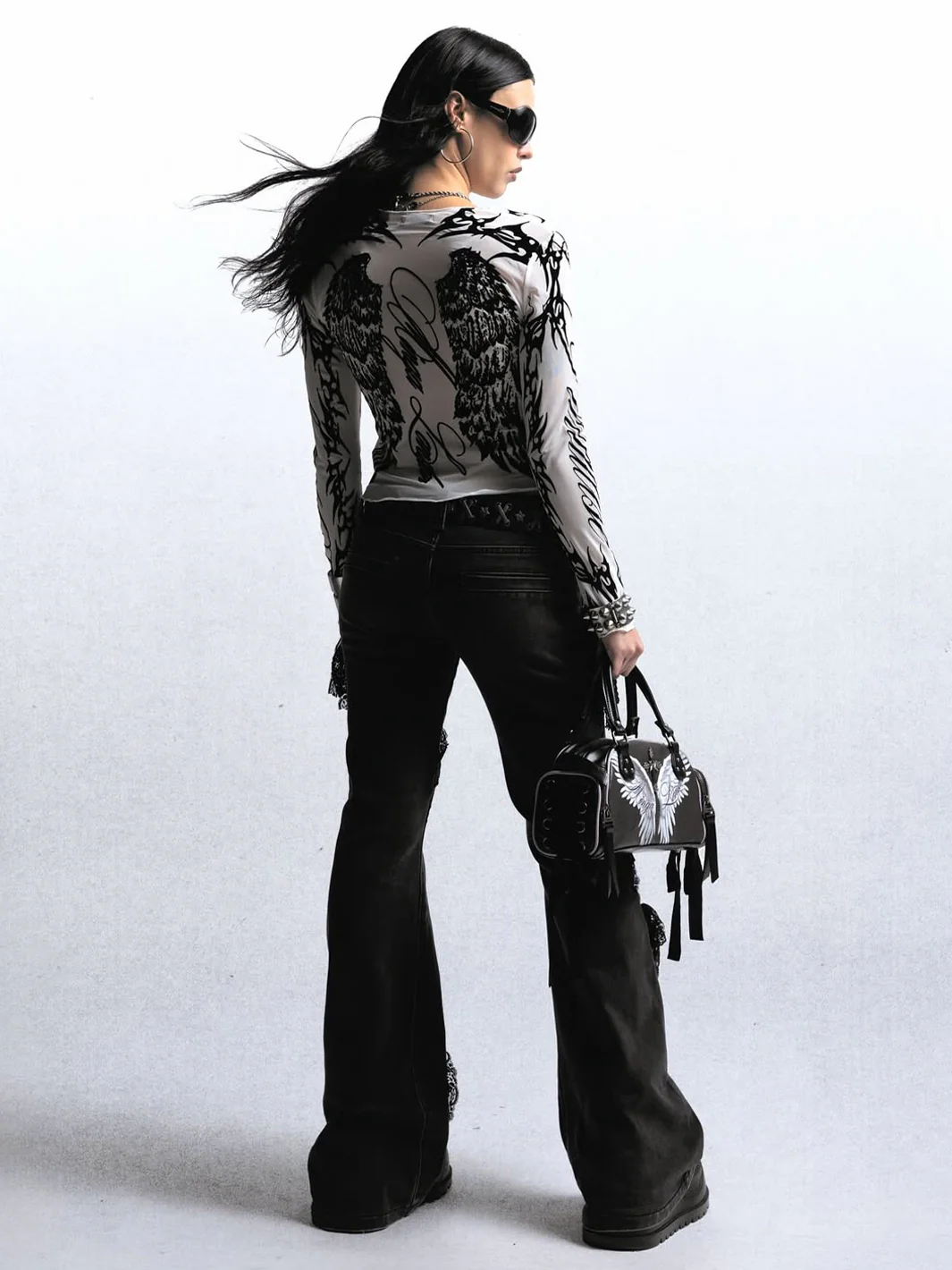 WING IT WHITE MESH TOP - Image 6