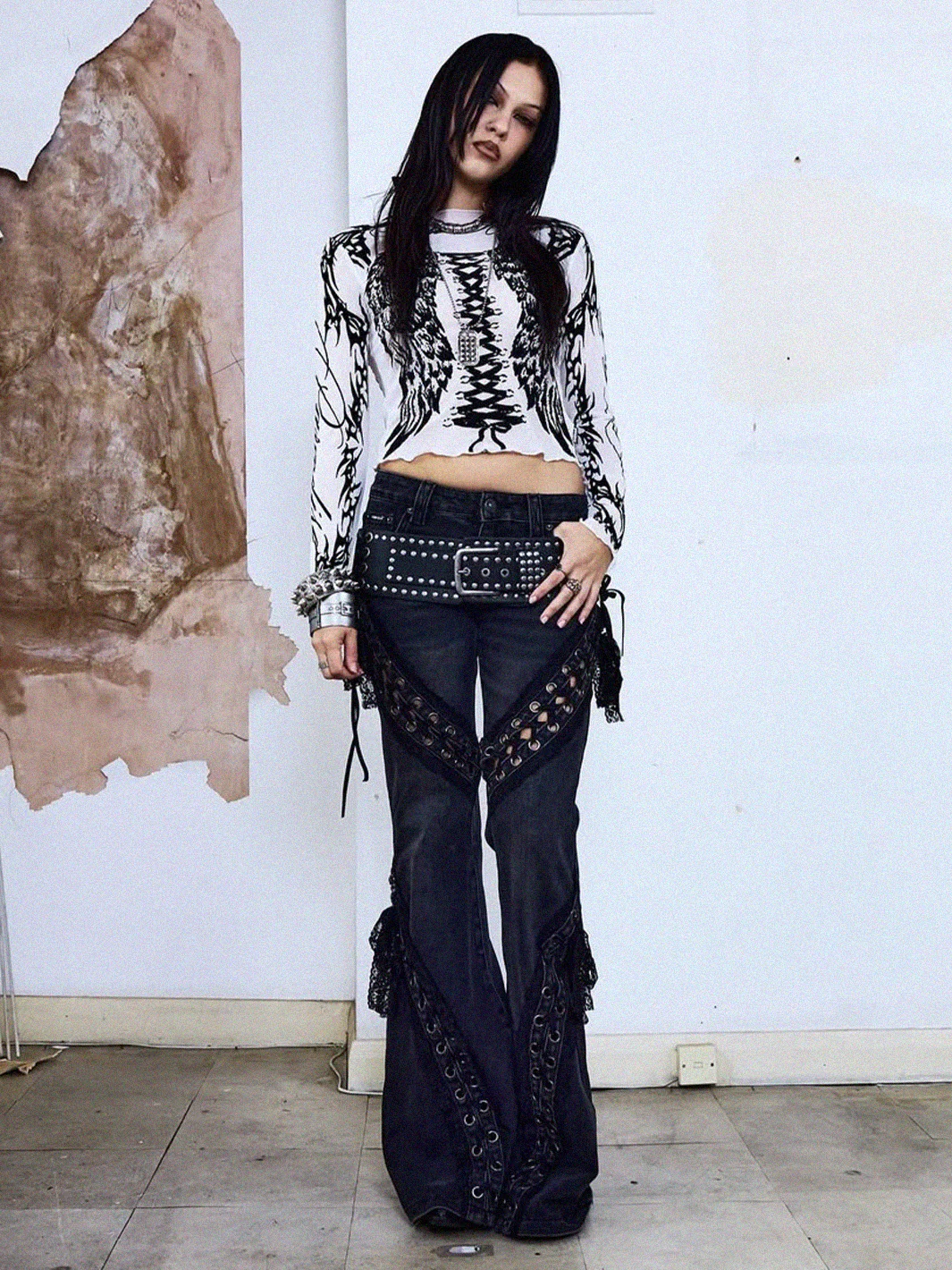 WING IT WHITE MESH TOP - Image 7