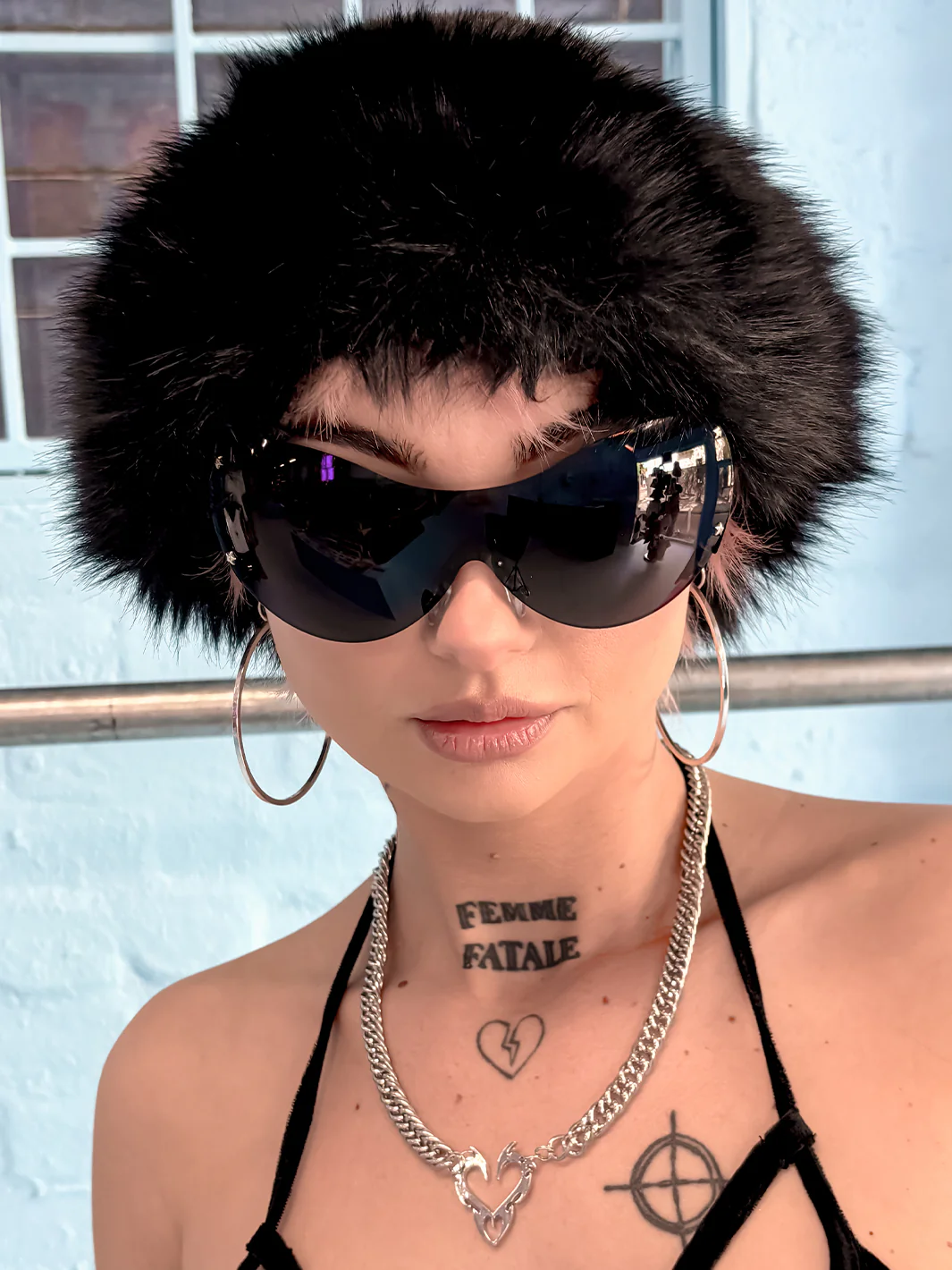 WRAP SHADES - BLACK