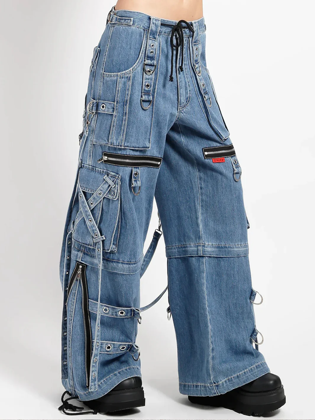 X-STRAP PANT - LIGHT BLUE DENIM - Image 4