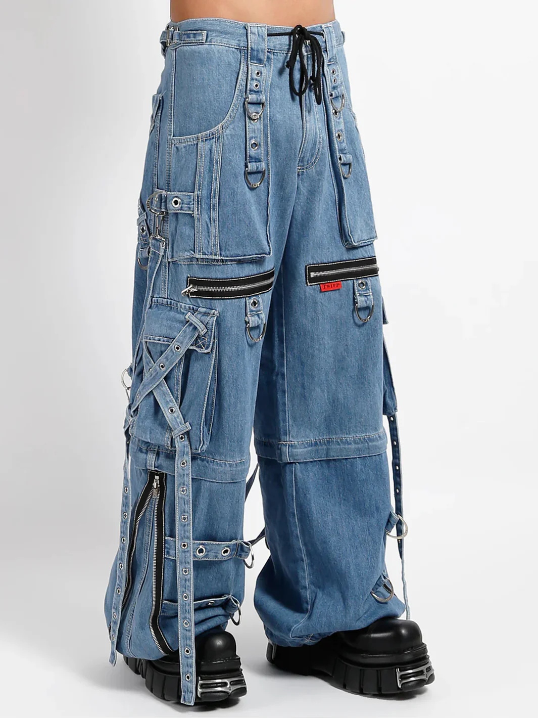 X-STRAP PANT - LIGHT BLUE DENIM - Image 8