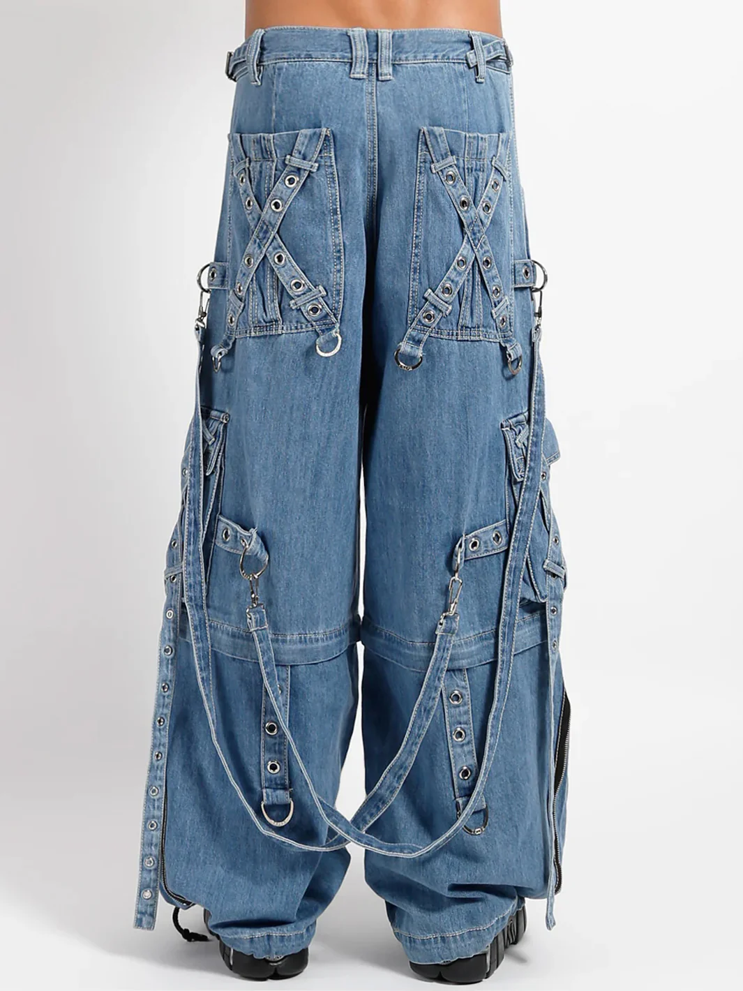 X-STRAP PANT - LIGHT BLUE DENIM - Image 9