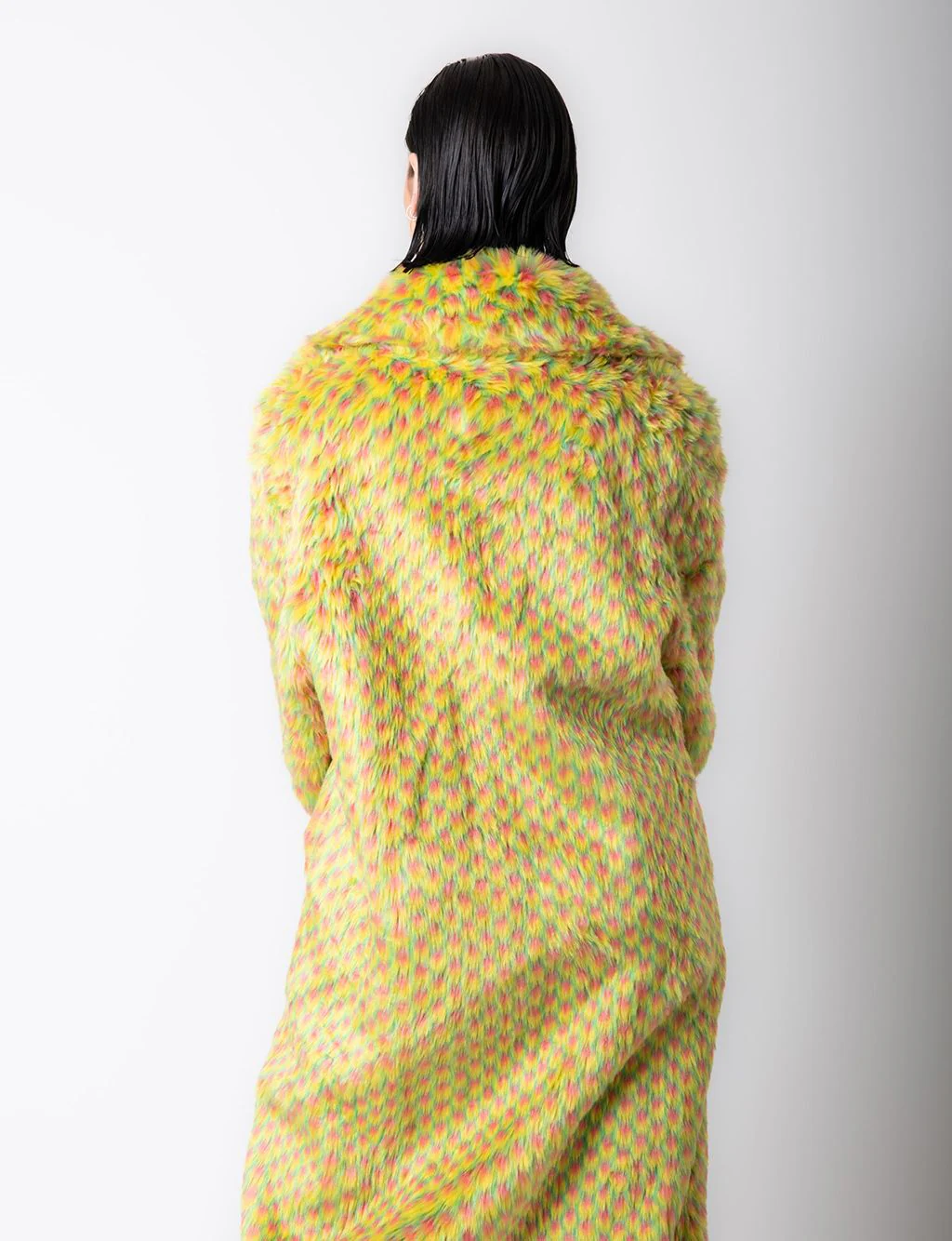 YELLOW MERMAID FAUX FUR JACKET - LONG LENGTH ✰ MADE 4 U ✰ - Image 8
