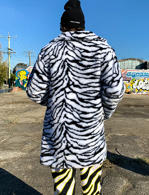 ZEBRA FAUX FUR JACKET ✰ MADE 4 U ✰ - Image 12