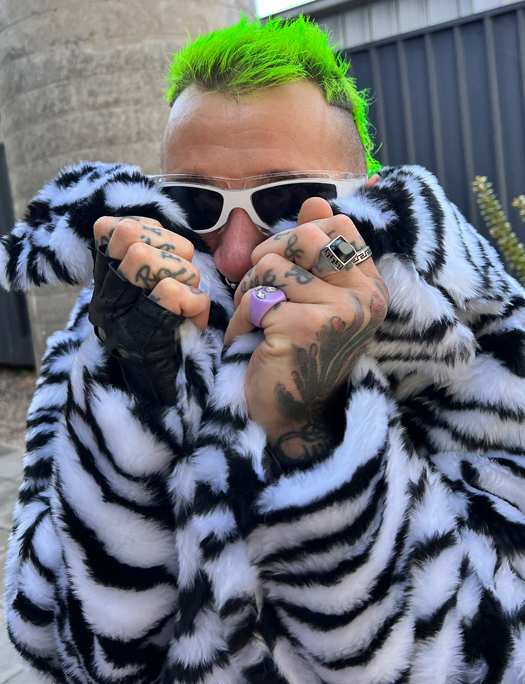 ZEBRA FAUX FUR JACKET ✰ MADE 4 U ✰ - Image 4